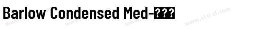 Barlow Condensed Med字体转换